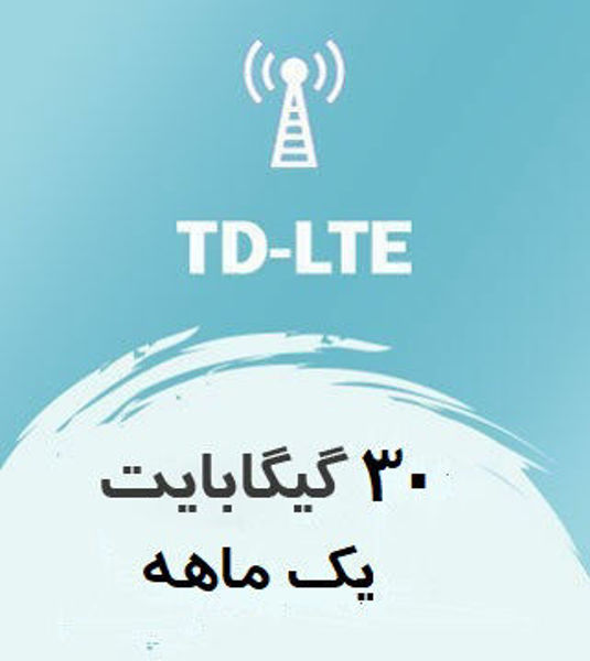 تصویر از اینترنت ثابت TD-LTE، یک ماهه 30 گیگ با سرعت ۱ تا ۴۰ مگ